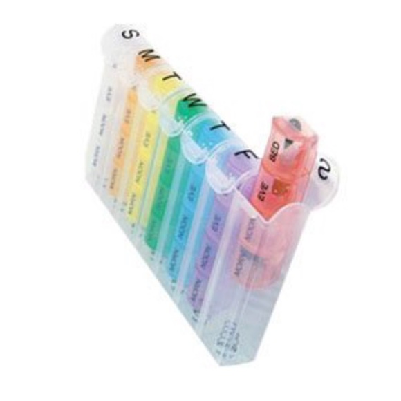 IDEAWORKS 7 Slip Out Color Coded Pods Daily Weekly Pop-Up Pill Organizer - Picture 2 of 3